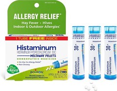 BOIRON Histaminum 30C Natural Allergy Relief 3 Tubes 240