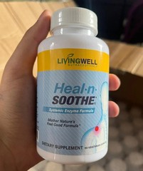 LivingWell Nutraceuticals Formula Systemic Enzyme Heal-n-Soothe 90 Pills – Enhan