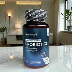 WeightWorld Probiotics 50 Billion CFU Digestive Immune Support 60 Caps EXP 5/27
