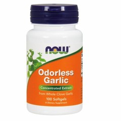 Odorless Garlic Original 100 Sgels 50 mg by Now Foods