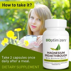 BiOptimizers Magnesium Breakthrough All 7 Essential Forms,for Sleep,Brain Health