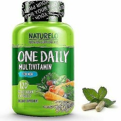 Naturelo One Daily Multivitamin For Men 50+ 120 Vegetaria Capsules Exp 3/5/27