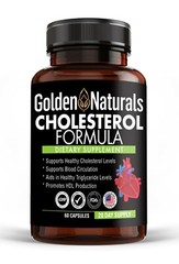 Golden Naturals Cholesterol Formula, 60 ct