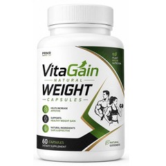VitaGain Weight Gainer Capsule Natural Vita Gain For Weight Body Gain 60 Capsule