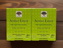 2 Pack Nordic Active Liver 30 Tablets Per Box 60 Total Tablets. Sealed Exp 05/28