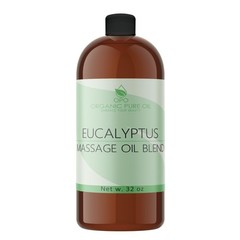 Eucalyptus Massage Oil Blend – Natural, Non-GMO, Eucalyptus Essential Oil Mix…