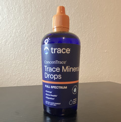 trace ConcenTrace Full Spectrum Mineral Liquid Drops Non-GMO 8 fl oz (237 mL)