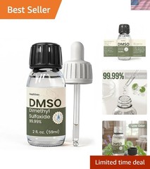 2 fl oz Pure DMSO Solvent – Separate Dropper, Excellent for DIY & Labs