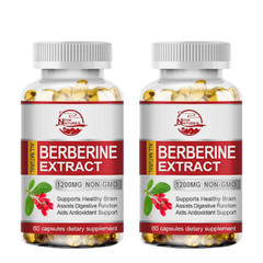 Premium Berberine HCL 1200mg High Potency Anti-inflammatory,Low Blood Sugar