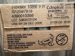 24 Nestle Compleat Pediatric Standard VANILLA Flavor 1.4 kcal Formula 8.45 FL oz