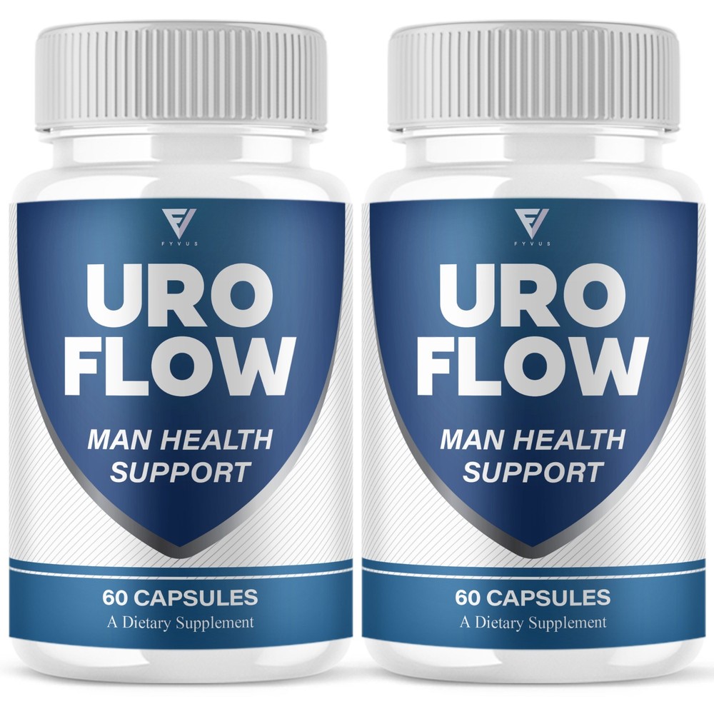 (2 Pack) Uro Flow Prostate Support, Uroflow Advanced Supplement (120 Capsules)