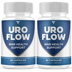 (2 Pack) Uro Flow Prostate Support, Uroflow Advanced Supplement (120 Capsules)