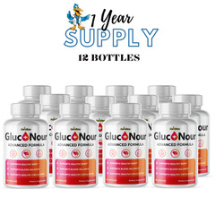 GlucoNour-Blood Support- 12 Bottles- 720 Capsules