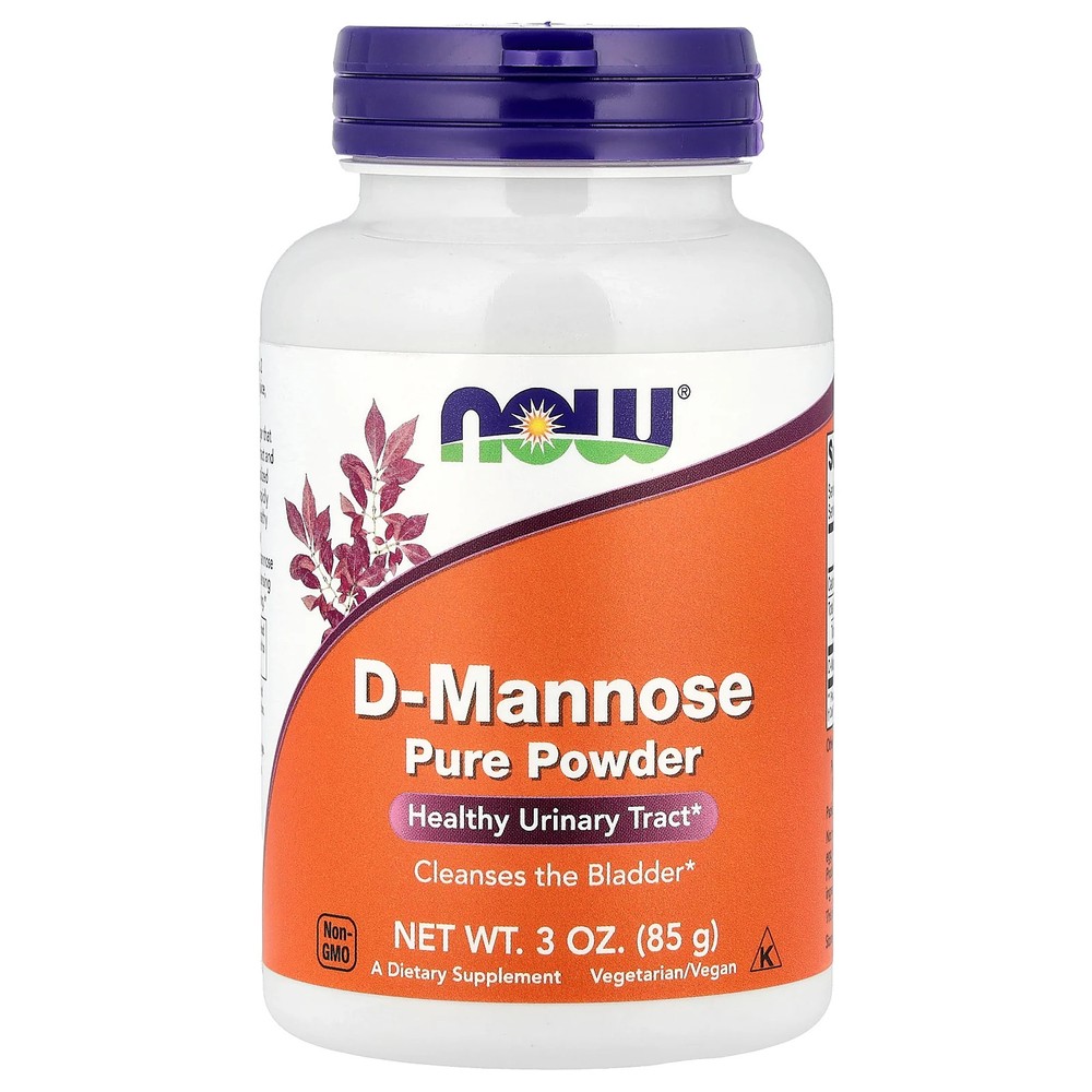 2 X NOW Foods, D-Mannose Pure Powder, 3 oz (85 g)