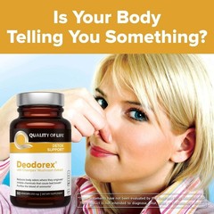 Mushroom Extract Detox Support for Odor Elimination, 60 Easy-to-Swallow Capsules