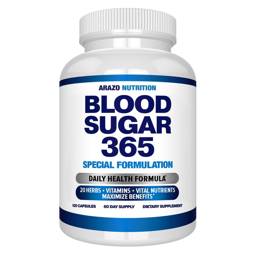 Arazo Nutrition Blood Sugar 365 Supplement – Supports Healthy Energy Levels -…