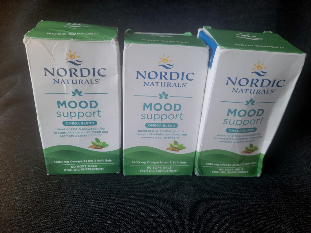 3 Nordic Naturals Mood Support Omega Blend Ashwagandha 180 Soft Gels 2026-2027