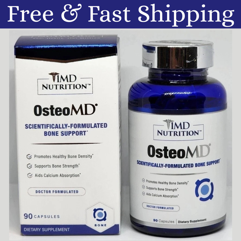 1MD Nutrition OsteoMD Bone Health Support 90 Softgels Exp 12/2027