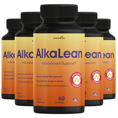 (5 Pack) Alkalean Capsules – Alkalean Advanced Formula Natural Blend Pills