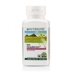 NUTRILITE® Kids Chewable Iron, Daily Iron Support for Growing Children | 100 TAB