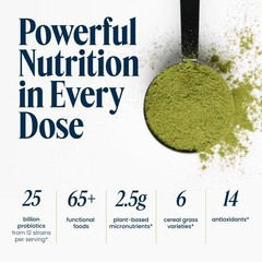 Vibrant Health, Green Vibrance, Includes 65 11.64 Ounce (Pack of 1), Red