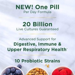 2 Packs Nature’s Bounty Ultra Strength Probiotic of 30caps + GIFT-Cinnamon Whisk