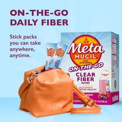 Metamucil Mixed Berry Fiber Powder Sticks 21ct