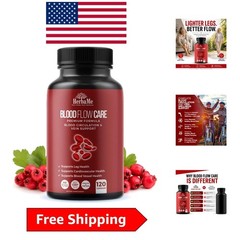 Circulation & Leg Comfort Supplement – All-Natural Ingredients, 120 Count