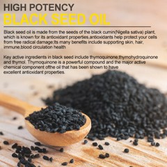 Black Seed Oil 1000mg 120/240/480 Capsules – Cold Pressed Black Cumin Seed Oil