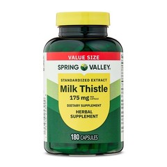 Milk Thistle Extract 175mg – 180 Gelatin Capsules for Liver Support