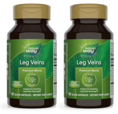 Nature’s Way Leg Veins Support Blend;Tru-OPCSTM 2X60 Caps or 1X120