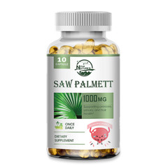 10/60/120PCS Saw Palmetto Extract 1000mg Prostate Supplement Male Urinary Health
