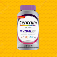 Centrum Silver Women 50+, 275 Tablets Multivitamin Multimineral Supplement
