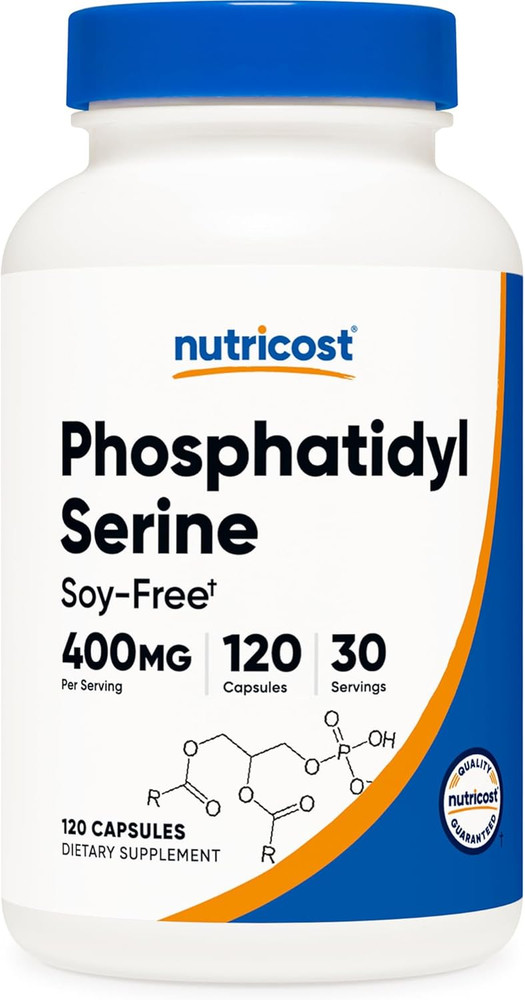 Phosphatidylserine 400Mg, 120 Capsules – Soy Free, 30 Servings, Vegetarian Fr…