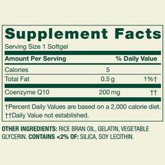 Spring Valley Rapid Release CoQ10 Softgels, 200mg, 150 Count