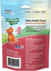 Emerald Pet 3 Pack of Urinary Tract Support Feline Health Chews, 2.5 Ounces E…