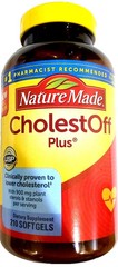 Nature Made CholestOff Plus 210 Softgels EXP 9/2027 Ships Worldwide
