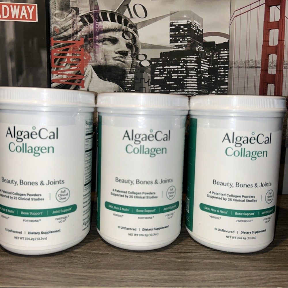 3 ALGAECAL Collagen 4 Clinically-Supported Peptides VERISOL®, FORTIGEL®, UC-II®
