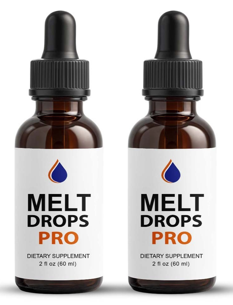 (2 Pack) Melt Drops Pro for Weight Loss – Premium Fat Burning Support Formula