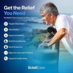 SciatiEase Labs Sciati Ease Sciatic Nerve Formula 120 Capsules fast