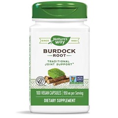 Nature’s Way Burdock Root, 950 mg per serving, 100 Vegan Capsules