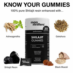 Shilajit Gummies Max Strength | Pure 100% Authentic Himalayan Origin 30 Gummies