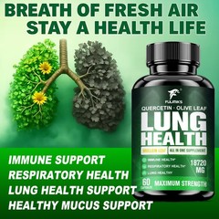 Lung Supplement Capsules, with Mullein Leaf, Immune, Support Health, Respiratory