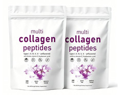 2 lb Multi Collagen Peptides Powder Hydrolyzed Protein Peptide Type I,II,III,V,X