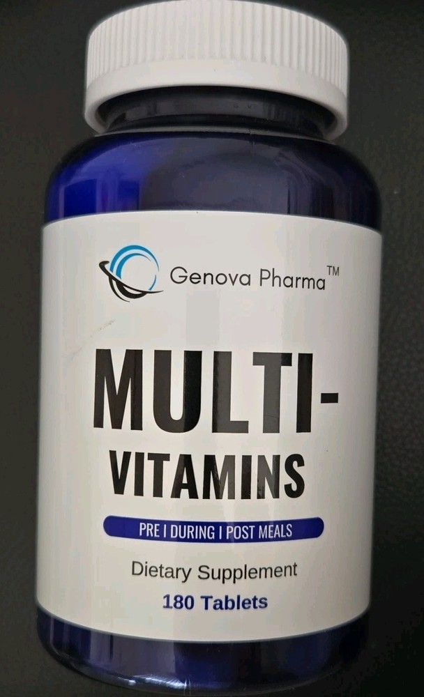 Genova Pharma Multivitamin Dietary Supplement 180 Tablets