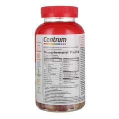 3 Pack Centrum Multi+Omega-3 Gummies, Natural Strawberry, Lemon & Orange, 110 Ct