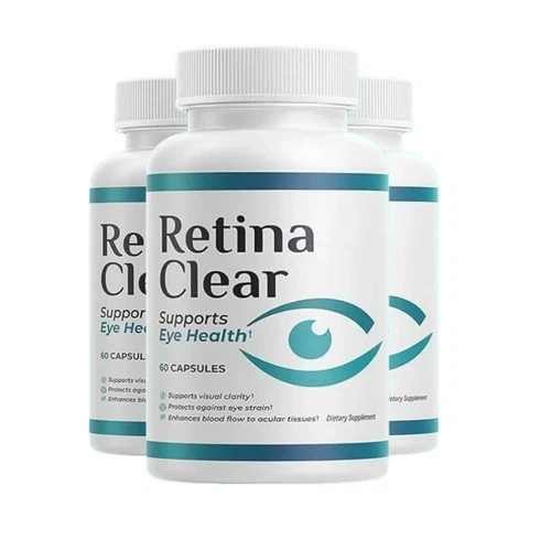 3-Pack Retina Clear Capsules, RetinaClear Supports Eye Health – 180 Capsules
