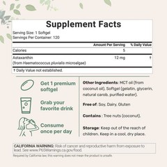 2 Pack | Micro Ingredients Astaxanthin 12mg with MCT Oil, 120 Softgels