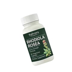 Salvora Organic Rhodiola Rosea 60 Capsules Nutrition Health Supplement Capsules*