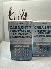 Gaba 5HTP L-tryptophan L-theanine Ashw All In 1 Supplement Dsvi 60ct Vitamins